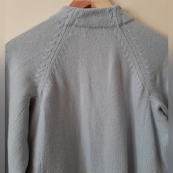 Acne Studios SONYA Pastel Blue Oversized Wool & Cashmere Cardigan - Picture 8 of 11
